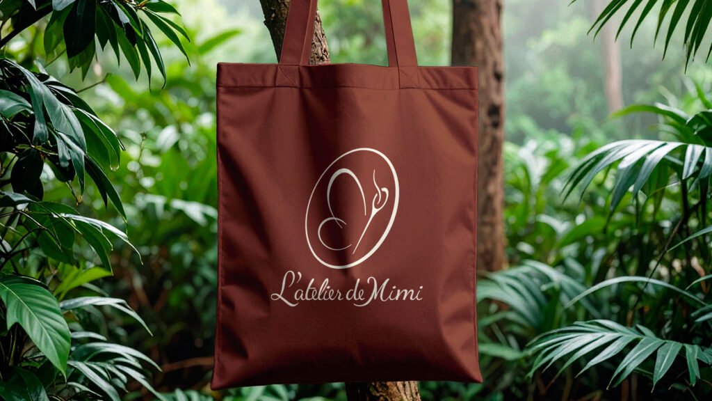 Branding d'un sac personnalisé pour un atelier de créations