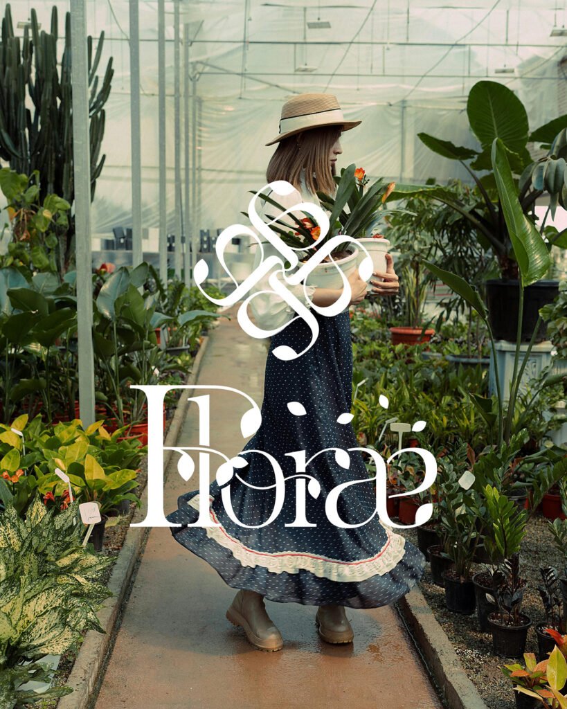 Branding des installations de la ferme florale